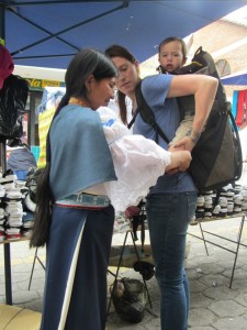 In Otavalo, Ecuador 