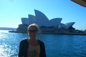 In front of the Sydney Opera House