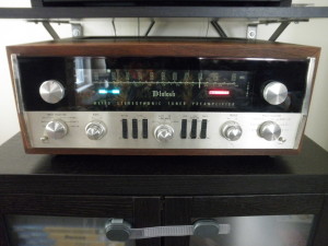 One of the numerous hi-fi components I've had the pleasure of restoring and owning over the years. This all-tube McIntosh MX110Z tuner/preamplifier was manufactured in July 1967.