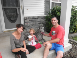 Outside our O'Fallon, MO home just prior to the pack up effort for our WA move. 10 July 2015 