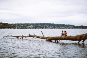 Jessica and her wife in St. Edwards Park