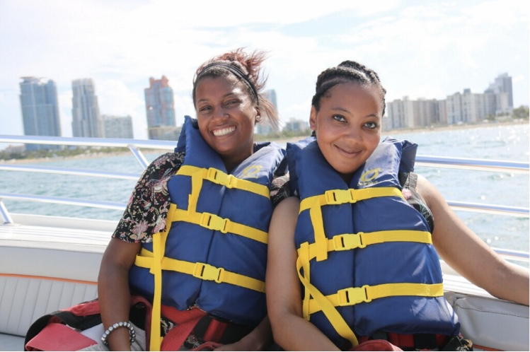 Ciera with cousin in lifejackets