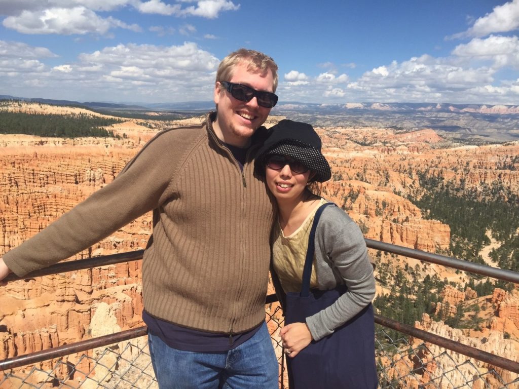 Jeffrey and wife at Grand Canyon