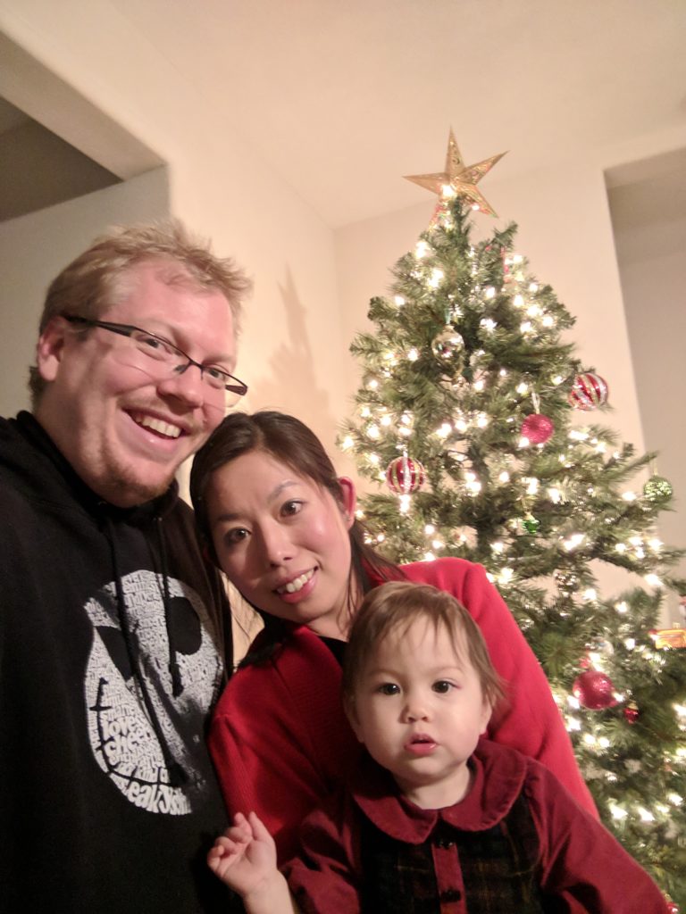 Christmas family photo